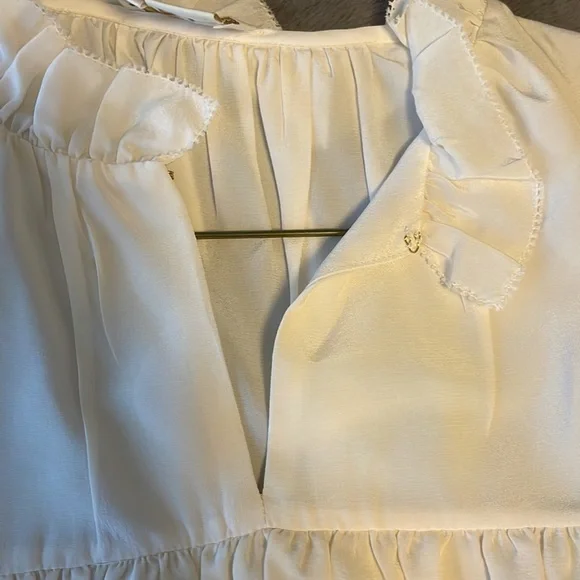Kate Spade Ruffle Silk Blouse - Picture 6 of 8